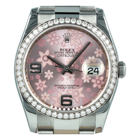 rolex datejust 36mm floral dial|Rolex 36mm Datejust for sale.